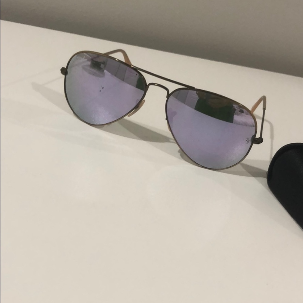Ray ban sunglasses purple tint